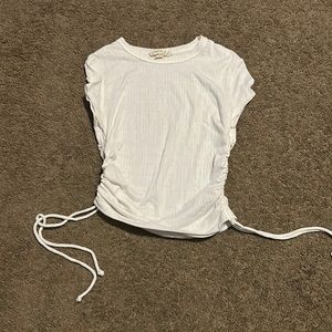 Women’s top with ties on side